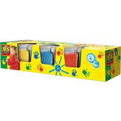 SES Creative Σετ Δακτυλομπογιές 4x145ml 00305