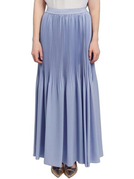 TWINSET Μακριά Φούστα Υφασμάτινη Γαλάζια 261TE2113-12551