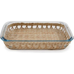 Mastershop Πυρίμαχο Γυάλινο Σκεύος Οβάλ cm 014.KG3445
