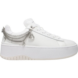 Michael Kors Γυναικεία Sneakers Flatforms Λευκά 43R6DTFS6L-085