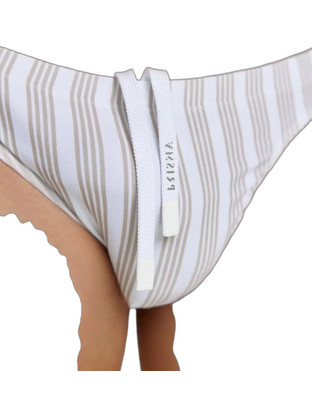 Modus Vivendi Breton Αθλητικό Ανδρικό Μαγιό Σλιπ Λευκό SK1123-1110