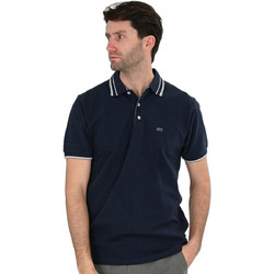 Double Ανδρική Μπλούζα Polo Κοντομάνικη Navy Μπλε 261PS-3085