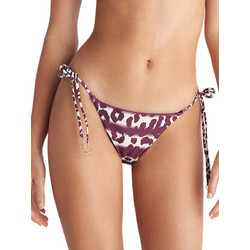 BLU4U Stripes and Spots Bikini Slip Animal Print Εκρού Μπορντό 26365511-22