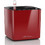 Lechuza Cube Glossy Αυτοποτιζόμενη Γλάστρα Τετράγωνη Πλαστική Καφέ 14x14x14cm 13512