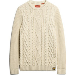 Superdry Ανδρική Πλεκτή Μπλούζα Μπεζ M6110697A-39E