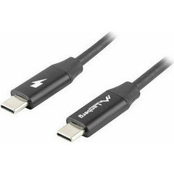 Lanberg USB-C to USB-C 1m Black CA-CMCM-40CU-0010-BK