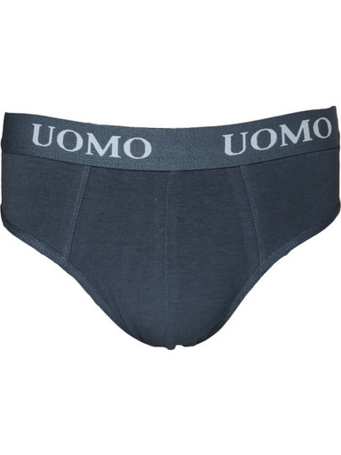 Uomo Ανδρικό Σλιπ Βαμβακερό Ανθρακί UD016UO