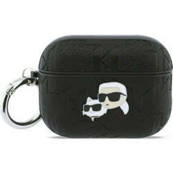 Karl Lagerfeld Karl & Choupette Head Θήκη Σιλικόνης για Apple AirPods Pro 3 Μαύρη