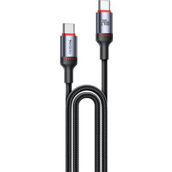 Yesido CA186 Braided USB-C to USB-C 240W 2m Black