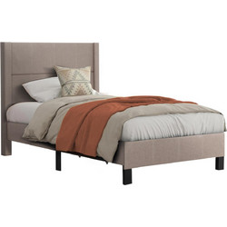 HomeMarkt Trillop Κρεβάτι Ημίδιπλο Υφασμάτινο 120x200cm HM667.15