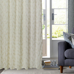 WhiteEgg Κουρτίνα Παραθύρου Floral με Τρουκς 200x150 K0234-1