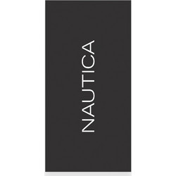 Nautica Πετσέτα Θαλάσσης Μαύρη 80x160cm 040387