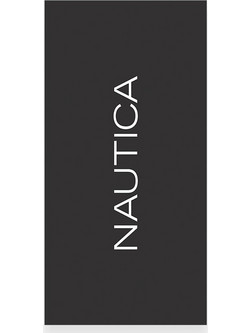 Nautica Πετσέτα Θαλάσσης Μαύρη 80x160cm 040387