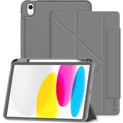 Tech-Protect Smart Case Pen Origami Grey (iPad 10.9" 2022)