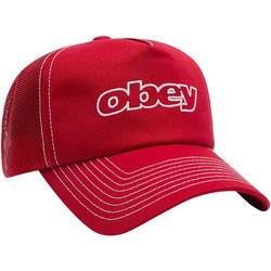 Obey Form Καπέλο Jockey Υφασμάτινο Κόκκινο