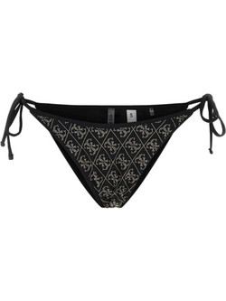 Guess Diane Bikini Slip Μαύρο E6GO15KCUO2