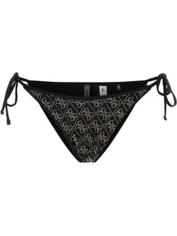 Guess Diane Bikini Slip Μαύρο E6GO15KCUO2