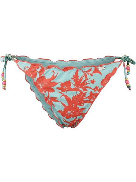 Banana Moon Bikini Slip Floral Τιρκουάζ Κοραλί LUMA-IQUITOS-HRK66