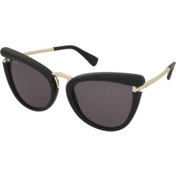 Max Mara MM0186 01A Γυναικεία Γυαλιά Ηλίου Πεταλούδα Χρυσό Μαύρο με Μαύρο Φακό