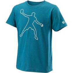Wilson Bela Παιδικό T-Shirt Κοντομάνικο Πετρόλ WRA811501-00