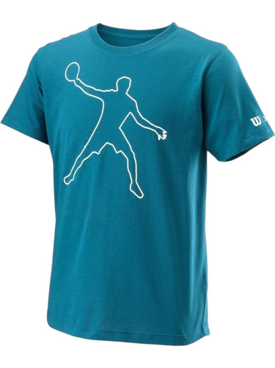 Wilson Bela Παιδικό T-Shirt Κοντομάνικο Πετρόλ WRA811501-00