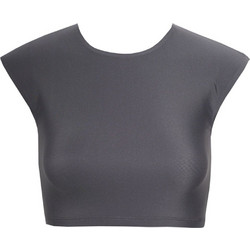 Sugarfree Γυναικείο Αθλητικό Crop Top Ανθρακί 24868093-206