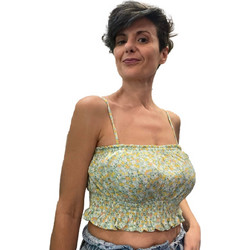 Only Γυναικείο Καλοκαιρινό Crop Top Πράσινο 15231774