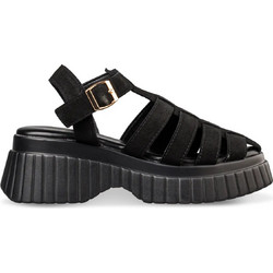 Envie Shoes Καλοκαιρινές Γυναικείες Πλατφόρμες Κλειστές Χαμηλές Μαύρες E96-23360-34