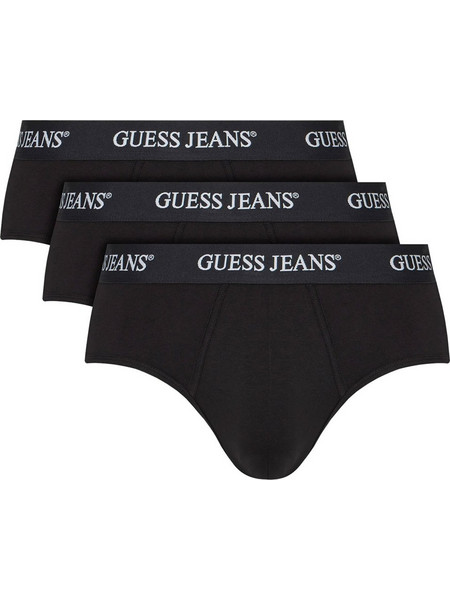 Guess Ανδρικά Σλιπ Βαμβακερά Μαύρα 3Pack M4BZ43K6YW1-JBLK