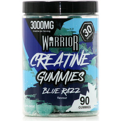 Warrior Supplements Creatine Gummies Blue Razz 90 Ζελεδάκια