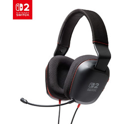 PowerA Nintendo Switch 2 Gaming Headset Over Ear Black