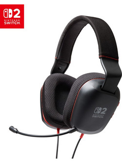 PowerA Nintendo Switch 2 Gaming Headset Over Ear Black