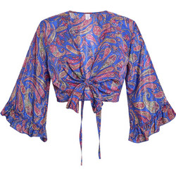 Celestino Γυναικείο Καλοκαιρινό Crop Top Royal Blue SQ9845.4733
