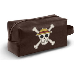 One Piece Skull Παιδικό Νεσεσέρ Ταξιδίου Καφέ