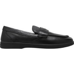 Michael Kors Ανδρικά Μοκασίνια Loafers Δερμάτινα Μαύρα 42S6HUFS1L-001