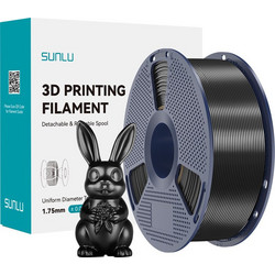 Sunlu Silk PLA+ 1.75mm Black 1Kg