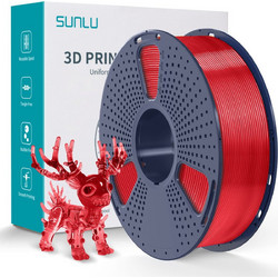 Sunlu TPU 1.75mm Transparent Red 500gr
