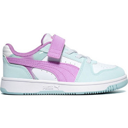 Puma Rebound V6 Παιδικά Sneakers Βεραμάν Ροζ 407468-01