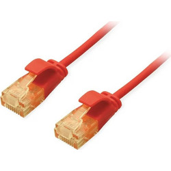 Equip U/UTP Cat.6a Καλώδιο Δικτύου Ethernet 2m Red 626205