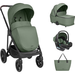 KikkaBoo Chiara 2027 Καρότσι Μωρού 3 σε 1 Mint Green
