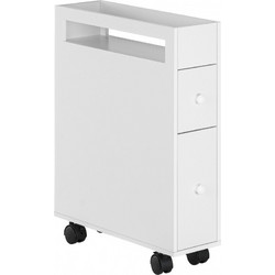 HOMCOM Ντουλάπι Μπάνιου Δαπέδου Ξύλινο 834-539V90WT