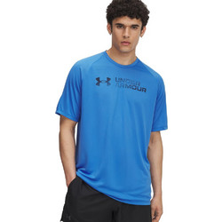 Under Armour Tech Reflective Ανδρικό Αθλητικό T-Shirt Μπλε 6005116-402