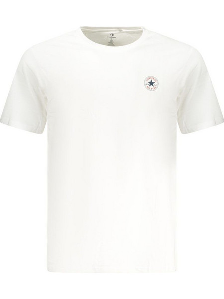Converse Ανδρικό Αθλητικό T-Shirt Λευκό CVM5T565-100WHI