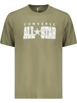 Converse Ανδρικό Αθλητικό T-Shirt Χακί CVM5T163-311
