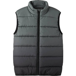 Name It Ombre Αμάνικο Παιδικό Μπουφάν Χειμωνιάτικο Puffer Γκρι 13242983