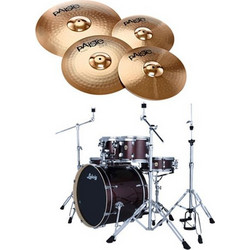 Ludwig Evolution 22" Caramel Sparkle Bundle