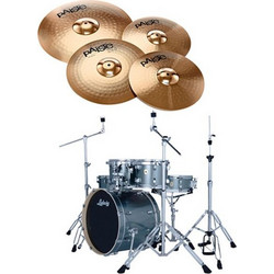 Ludwig Evolution 20" Atlantic Sparkle Bundle