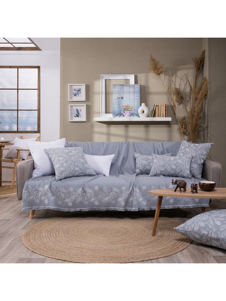 Teoran Ριχτάρι Τριθέσιου Καναπέ 180x300 Padova 05 Blue