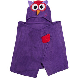 Zoocchini Olive the Owl Βρεφικό Μπουρνούζι Κάπα Μωβ 55x127cm