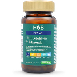 Holland & Barrett Men 45+ Ultra Multivits & Minerals 90 Ταμπλέτες